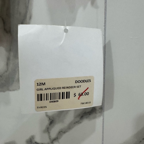 Festive Kids Long Sleeve Shirt with Reindeer Design - Picture 5 of 7